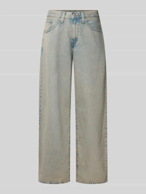 Jeansy o kroju wide fit z czystej bawełny model 'MIDDY BALLOON' Levi's Jasnoniebieski