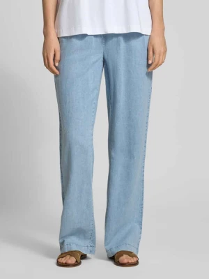 Jeansy o kroju wide fit z domieszką lnu i lyocellu model 'Pia' TONI