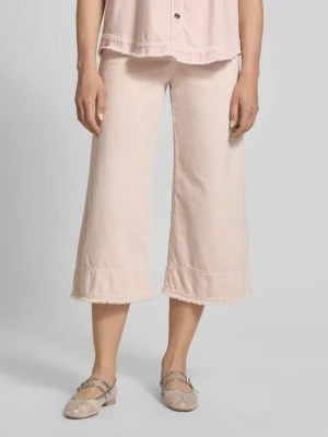 Jeansy o kroju wide fit z lyocell w 5 kieszeni Marc Cain
