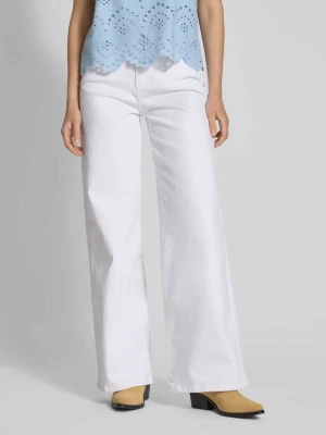 Jeansy o kroju wide fit z mieszanki bawełny model ‘SELMA’ Pieces