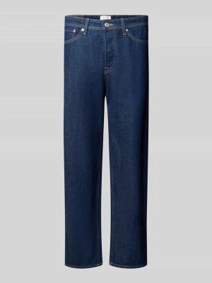 Jeansy o luźnym kroju w 5 kieszeni model 'EDDIE' Jack&Jones Jeansowy niebieski