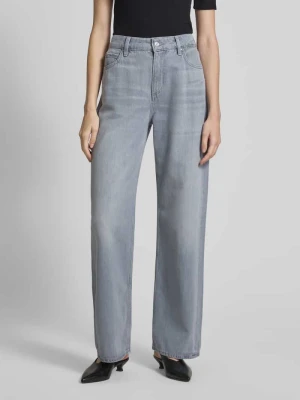 Jeansy o luźnym kroju z 5 kieszeniami Boss