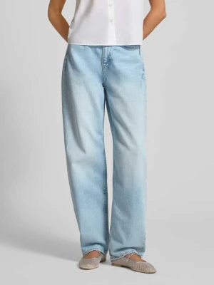 Jeansy o luźnym kroju z czystej bawełny Boss Orange