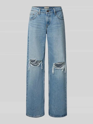 Jeansy o luźnym kroju z czystej bawełny model '300®' Levi's Jasnoniebieski