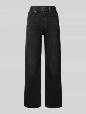 Jeansy o luźnym kroju z czystej bawełny model 'CINCH' Levi's Czarny