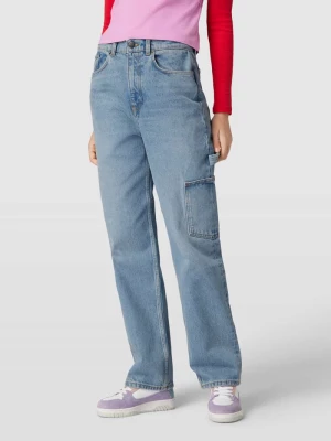 Jeansy o luźnym kroju z wpuszczanymi kieszeniami model ‘ONLDION’ Only