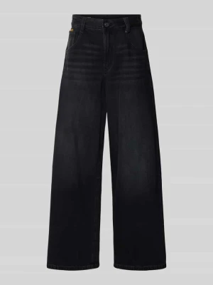 Jeansy o luźnym kroju z wysokim stanem i detalem z logo model ‘Skater’ G-Star Raw