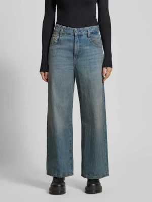 Jeansy o luźnym kroju z wysokim stanem i efektem znoszenia model ‘Skater’ G-Star Raw