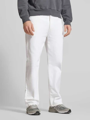 Jeansy o prostym kroju z czystej bawełny model '565' Levi's Biały