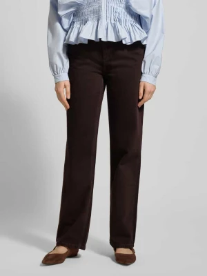 Jeansy o prostym kroju z wpuszczanymi kieszeniami Stefanel