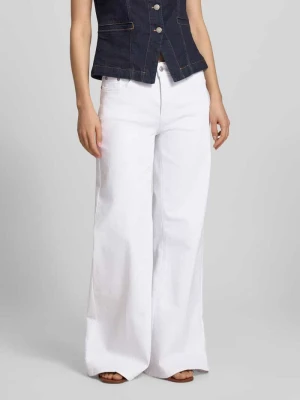 Jeansy o rozkloszowany krój w 5 kieszeni MAC