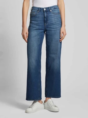 Jeansy o rozkloszowanym kroju w jednolitym kolorze model ‘TESSA’ Vero Moda