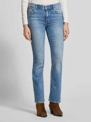 Jeansy o rozkloszowanym kroju z 5 kieszeniami model ‘Shelby’ mustang