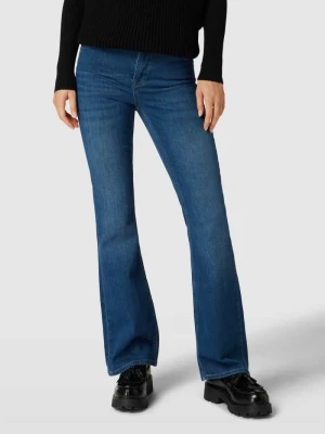 Jeansy o rozkloszowanym kroju z bocznymi, wpuszczanymi kieszeniami model ‘Allli Ease’ MOS MOSH