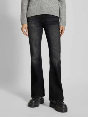 Jeansy o rozkloszowanym kroju z detalem z logo model ‘LINDENHOF’ Goldgarn