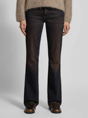 Jeansy o rozkloszowanym kroju z efektem znoszenia model ‘PARIS’ CAMBIO