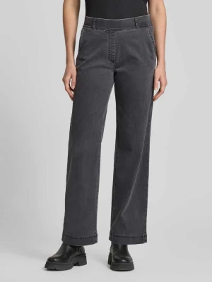 Jeansy o rozkloszowanym kroju z elastycznym pasem model ‘Pam’ Raphaela By Brax