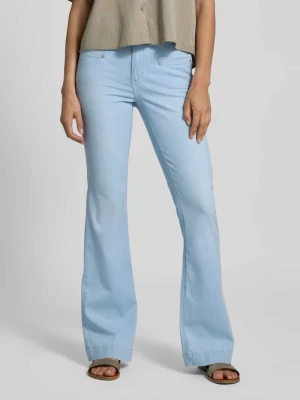 Jeansy o rozkloszowanym kroju z kieszeniami z wypustką model ‘Leni’ Angels