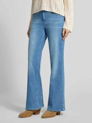 Jeansy o rozkloszowanym kroju z mieszanki bawełny model 'NELLA' RAFFAELLO ROSSI