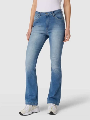 Jeansy o rozkloszowanym kroju z naszywką z logo Blue Fire Jeans