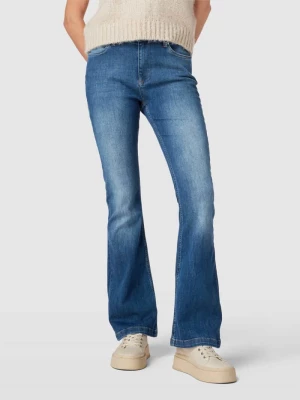 Jeansy o rozkloszowanym kroju z naszywką z logo Blue Fire Jeans