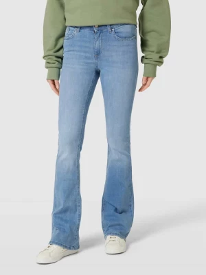 Jeansy o rozkloszowanym kroju z naszywką z logo model ‘BLUSH’ Only