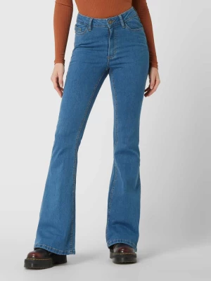 Jeansy o rozkloszowanym kroju z wysokim stanem i bawełną ekologiczną Urban Classics