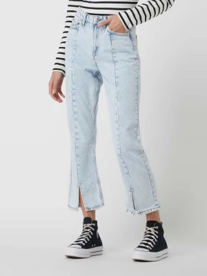 Jeansy o rozkloszowanym kroju z wysokim stanem i dodatkiem streczu model ‘Emily’ Only