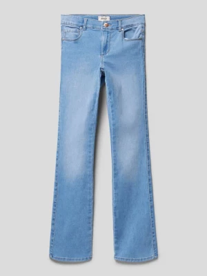 Jeansy o rozkloszowanym kroju z zapięciem na guzik model ‘ROYAL LIFE’ Only