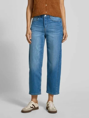 Jeansy o skróconym kroju balloon fit model ‘Melly Twist’ OPUS PANTS