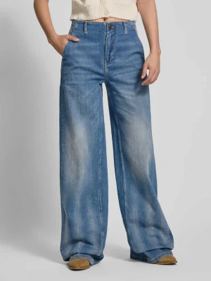 Jeansy o skróconym kroju model ‘WALLSTADT’ Goldgarn