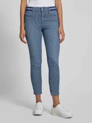 Jeansy o skróconym kroju slim fit model ‘ORNELLA’ Angels