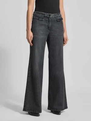 Jeansy o szerokim kroju z kieszeniami z tyłu LUISA CERANO
