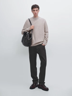 Jeansy O Zwężanym Kroju - Niebieski - - Massimo Dutti - Mężczyzna