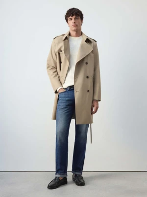 Jeansy Pola selvedge, regular fit średni niebieski - Mężczyzna - MANGO MAN