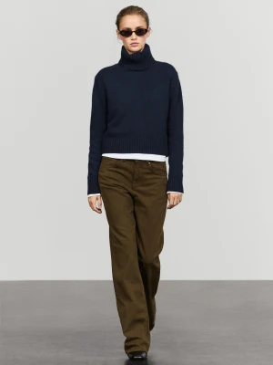 Jeansy – Prosty Krój - Brązowy - Massimo Dutti - Female