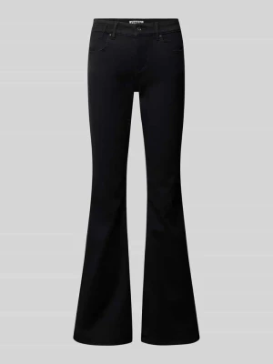 Jeansy regular bootcut z retro rozszerzaną nogawką Only Czarny