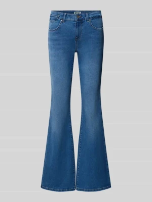 Jeansy regular bootcut z retro rozszerzaną nogawką Only Jeansowy niebieski