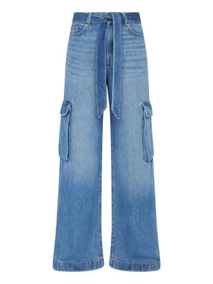 Jeansy Relaxed Fit 7 For All Mankind niebieski