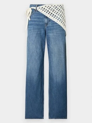 Jeansy Relaxed Fit Abercrombie & Fitch niebieski denim