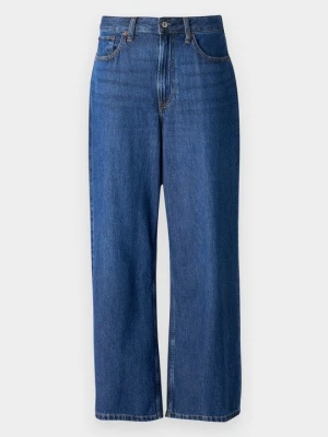 Jeansy Relaxed Fit Abercrombie & Fitch ciemnoniebieski