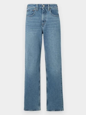 Jeansy Relaxed Fit Abercrombie & Fitch niebieski denim