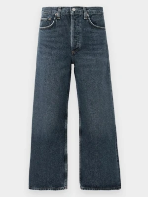 Jeansy Relaxed Fit Agolde ciemnoniebieski