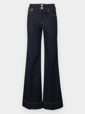 Jeansy Relaxed Fit Alice + Olivia ciemnoniebieski