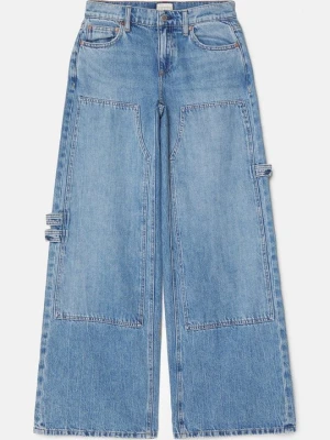 Jeansy Relaxed Fit Alice + Olivia niebieski