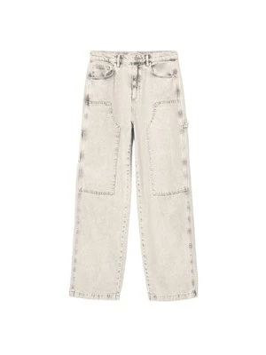 Jeansy Relaxed Fit AllSaints szary