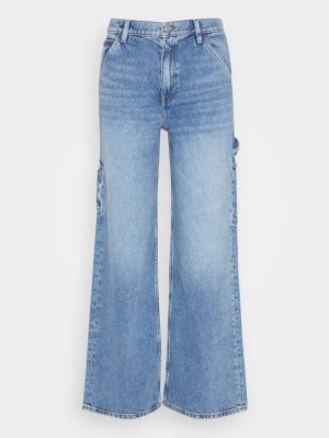 Jeansy Relaxed Fit ARKET niebieski
