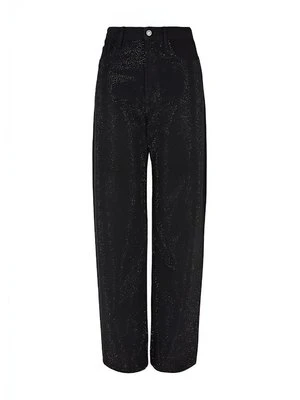 Jeansy Relaxed Fit Armani Exchange czarny