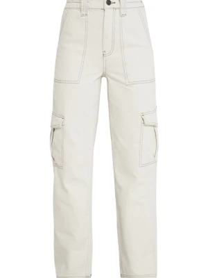 Jeansy Relaxed Fit BDG Urban Outfitters mleczny