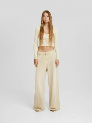 Jeansy Relaxed Fit Bershka